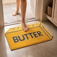 thumbnail image 2 of Butter Rug Yellow Butter Kitchen Mat 24 x 16 Inch Non Slip Funny Standing Desk Mat for Floor Indoor Outdoor Living Room & Bathroom Laundry Entryway Decor, 2 of 4