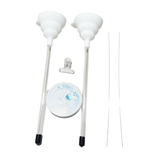 Embudos de cuentas y alfileres de cuentas Herramienta de cuentas portátil para hacer joyas Embudos de cuentas DIY para collares Suministros de joyería con hilo de clip