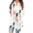 thumbnail image 2 of Cardigan pour Femmes Cardigan à Manches Longues Imprimé Floral à la Mode Veste Haut Court Cardigans pour Femmes en Liquidation, 2 of 6