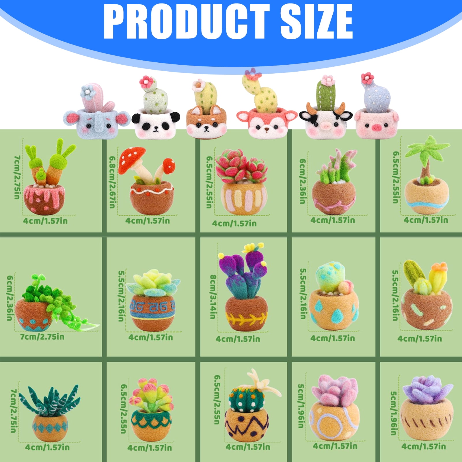 Needle Felting Starter Sets For Handmade Craft Projects Family Activity
