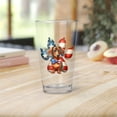thumbnail image 2 of Patriotic Dachshund 4th of July Independence Paws 16oz Pint Beer Glass Mug Wiener Dog Lover Gifts Idea Beer Glasses Cup - 02010, 2 of 5