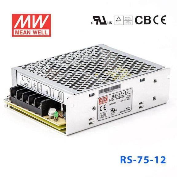 Mean Well RS-75-12 Power Supply 75W 12V
