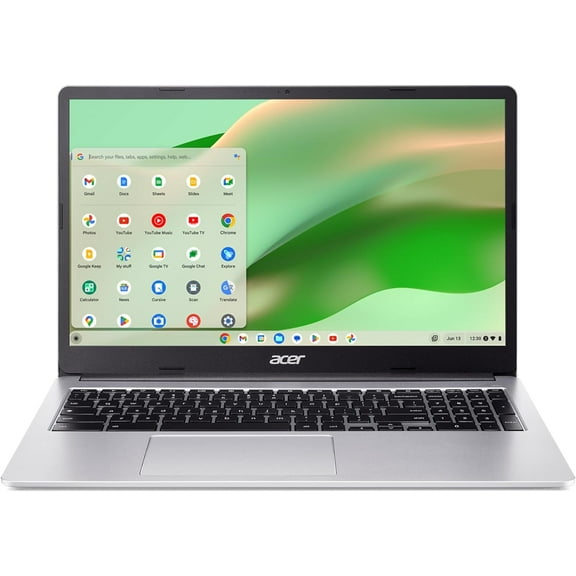 Acer Chromebook 315 15.6" Laptop Intel Celeron N4500, Intel UHD Graphics 4GB RAM 64GB eMMC Chrome OS, Silver