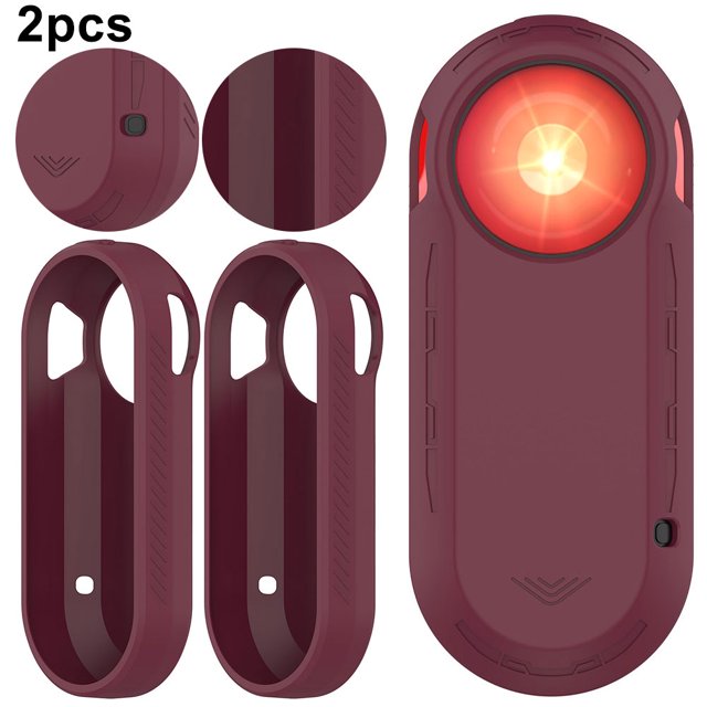 Funda Protectora Silicona para Bicicleta Varia RTL515 (vino) Color Rojo
