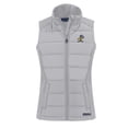 thumbnail image 2 of Women's Cutter & Buck  Gray ETSU Buccaneers Vault Evoke Hybrid Eco Softshell Recycled Full-Zip Vest, 2 of 3