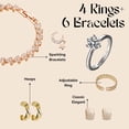 thumbnail image 3 of Calendario de Adviento con forma de puplat 2024 con conjunto de joyas para mujer, 24 piezas, 3 of 5