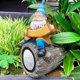 thumbnail image 1 of Estatua de gnomo con energía solar, decoración de jardín exterior con luz LED. Estatua de gnomo de jardín, decoración para patio o balcón, decoración de jardín, regalo. Gnomos de órgano., 1 of 5