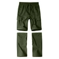 thumbnail image 2 of NAFUU Boys Hiking Cargo Pants Boys Convertible Pants With Detachable Legs Lightweight Quick Dry Zip Off Pants Outdoor Camping Casual Trousers Sports Trousers 3-4 Years, 2 of 3