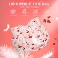 thumbnail image 3 of Gocvo Multiple Pockets Corduroy Bag, Large Tote Bag for Women, Ladies Bag Casual Hobo Handbags(Cherry Bow), 3 of 8