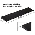 thumbnail image 2 of 1.6'' Rise Solid Rubber Wheelchair Ramp,Threshold Ramp Used for Thresholds,Doorways and Bathroom(High:1.6 Inch(Pack of 1)) Black, 2 of 10