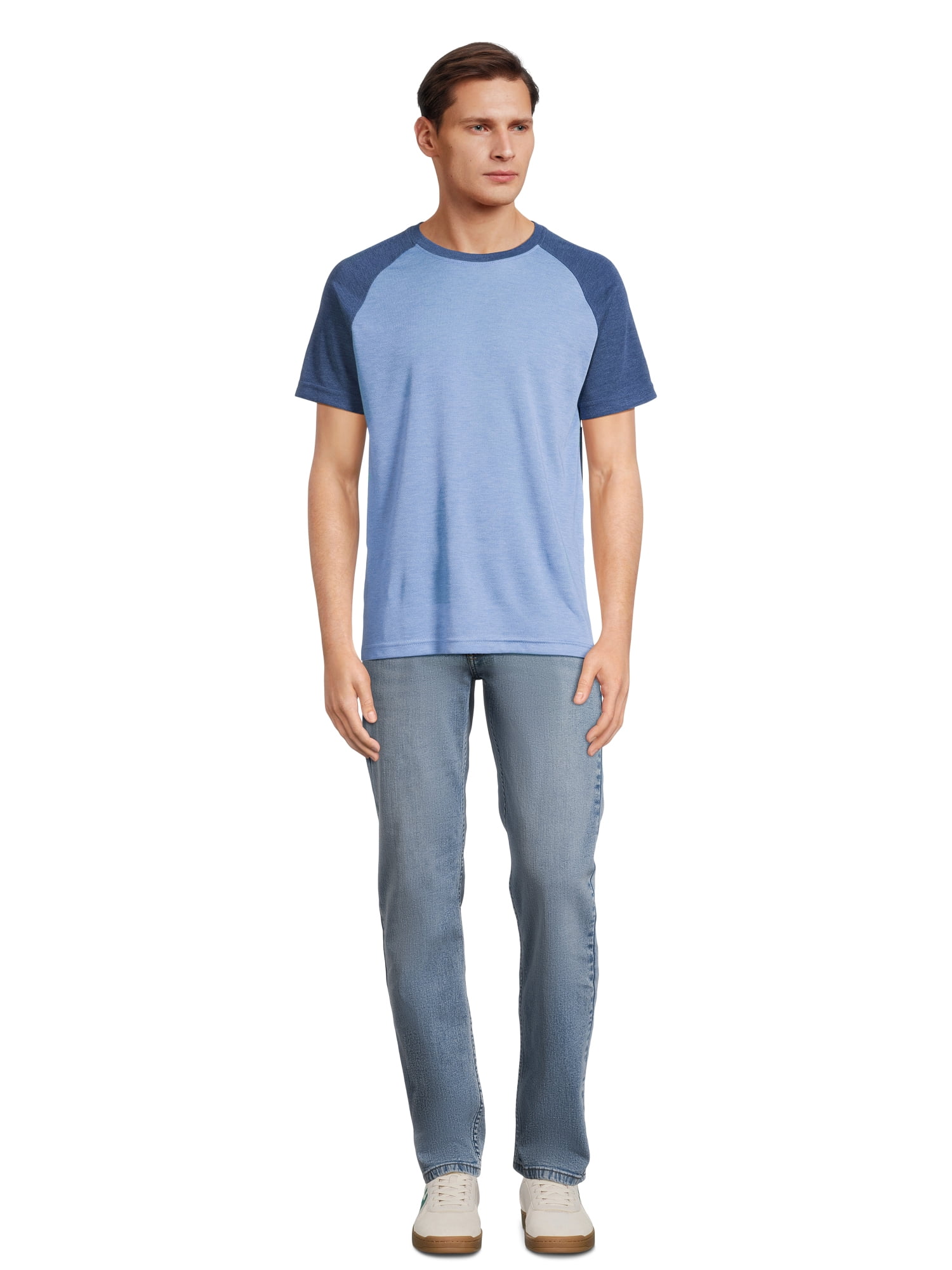 George Men's & Big Men's 2-Pack Raglan Sleeve Tee, Sizes S-3XL
