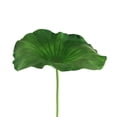 thumbnail image 1 of Tallo con alambre de hierro PU con poste hoja de loto imitación hoja de loto capullo de loto vaina de loto Estilo pastoral chino flor decorativa del salón budista - tamaño pequeño alrededor de 25 cm, 1 of 14