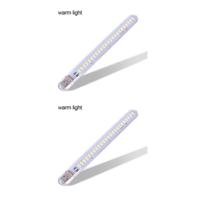 Inteprter Luz nocturna portátil de 24 LED con carga USB, Mini lámpara elegante para interiores, hogar, dormitorio, lectura, aprendizaje, herramienta de Type3 NO3 Inteprter CBP024028