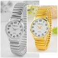 thumbnail image 6 of Quartz Watch Expandable Stretch Band Strap Unisex Ladies Gents Watches K2K0, 6 of 9