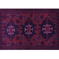 thumbnail image 1 of Ahgly Company Indoor Rectangle Persian Purple Traditional Area Rugs, 3' x 5', 1 of 4