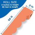 thumbnail image 2 of duomi-Carson Dellosa 65 Feet of Mango Orange Bulletin Board Border, Scalloped Border Trim, Spring Bulletin Board Decorations, Rolled Orange Classroom Border for Bulletin Board and Classroom Décor, 2 of 4