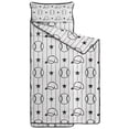 thumbnail image 2 of Black and White Baseball Caps Pattern Toddler Nap Mats for Kids Preschool,Sleeping Mat Bag or Kids,Toddler Sleeping Bag,Toddler Nap Mat or Daycare, 2 of 6