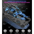 thumbnail image 5 of case for Samsung Galaxy S21 FE Man Case,Camouflage Sturdy Phone Case with Heavy Duty Shockpro of Military Grade Anti-Fall Protection and Built-in Magnetic Cover for Samsung Galaxy S21 FE MC Dark Blue, 5 of 14