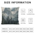 thumbnail image 5 of Creowell  Decorative Throw Pillow Cover  National Park Nature Mountain Trees Mist Couch Pillow Cover Cushion Case for Modern Simple Farmhouse Style Decor, 5 of 5