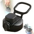 thumbnail image 2 of Less Than 5 Glass&Bottle Replacement Lid for Water Bottle Black Lid Replacement Compatible with Lid 12oz 22oz 32oz 42oz 62oz Plastic & Stainless Water Bottle Nozzle with Button Lock, 2 of 9