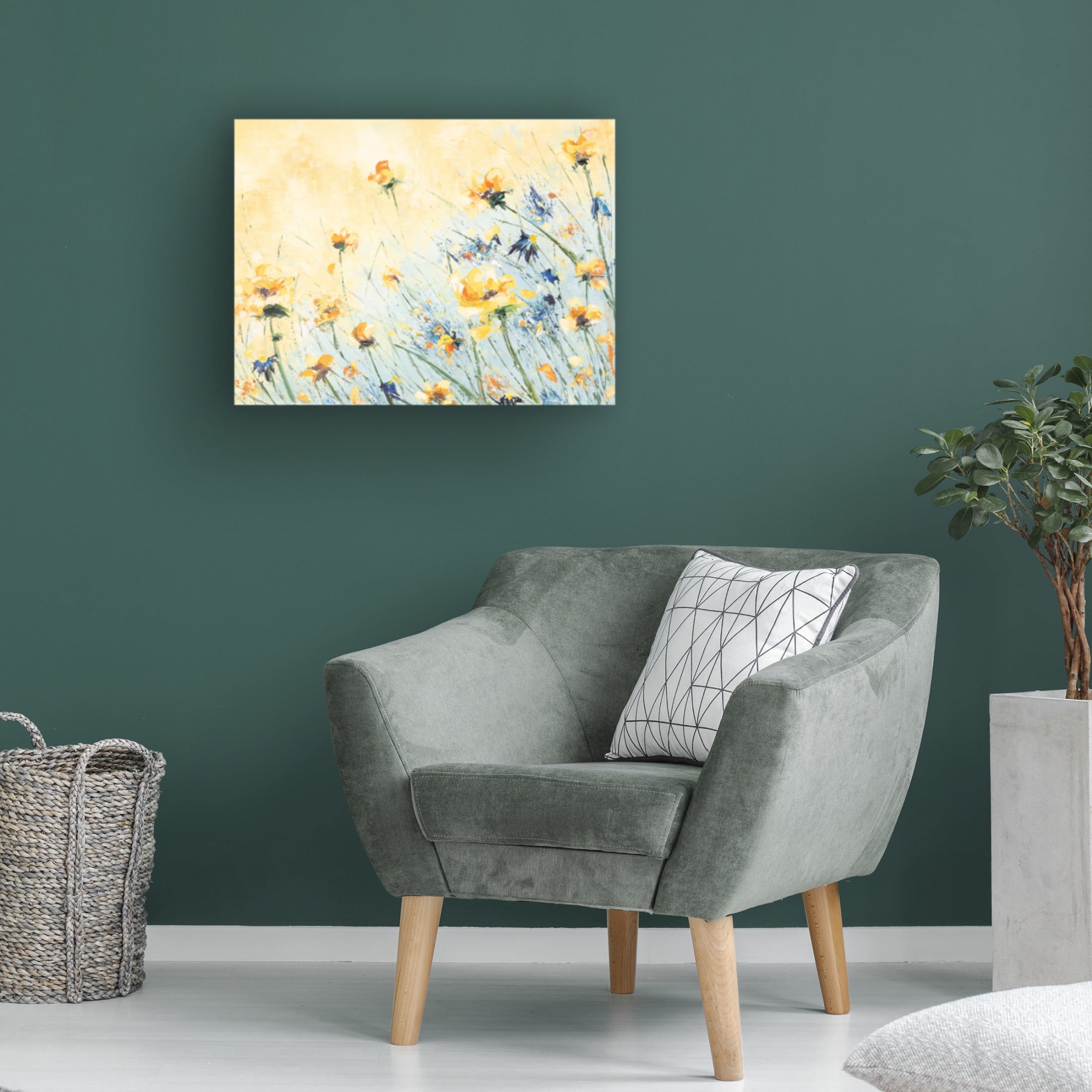 Canvas Wall Art - Emma Coghlan 'Build Me Up Buttercup' Wall Art for Living Room, Bedroom, or Office Décor by Trademark Fine Art - 19 x 14 Inches