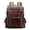 Coffee, variant on PRIYAL PU Leather Laptop Backpack,Vintage Travel Rucksack for Work,Travel,Large Casual Daypacks