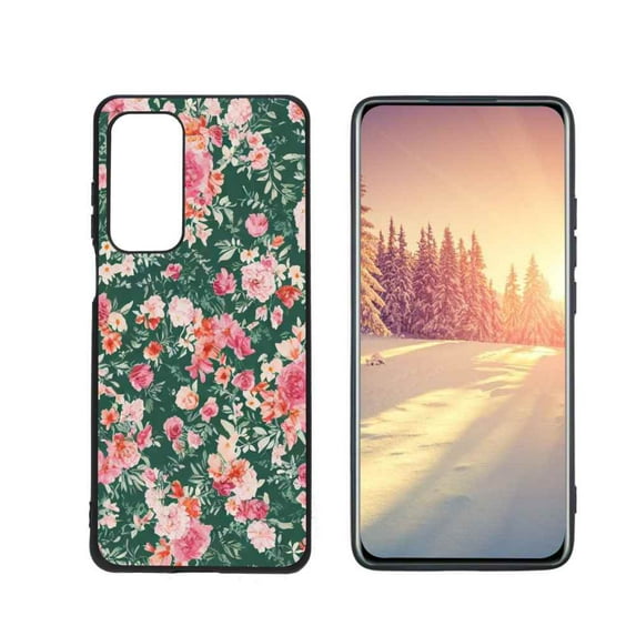 Compatible with Motorola MOTO Edge 5G UW Phone Case, Floral-28 Case Men Women, Flexible Silicone Shockproof Case for Motorola MOTO Edge 5G UW
