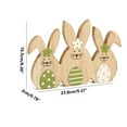 thumbnail image 3 of Easter Savings Clearance 2023! loopsun Happy Easter Tree Decoration Wooden Design Crafts Decoration Event Party Supplie, 3 of 5