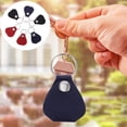 thumbnail image 1 of LEEYNEERAssorted Color Leather Guitar Pick Holder Keychain Durable Compact Design for Guitar Picks 6pcs, 1 of 8