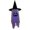White, variant on QLUEWX LED Halloween Ghost Decorations, 37.4" White Spooky Hanging Ghost with Witch Hat Halloween Party Decorations, Draped Prop Party Supplies Home Decor, Halloween Decor for Home Outdoor Garden