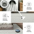 thumbnail image 3 of 6x9 Modern Washable Area Rug - Ultra-Thin Low Pile Foldable Carpet with Non-Slip Backing for Living Room, Bedroom, 3 of 9