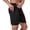 Black-1, variant on Puztloy Mens Casual Shorts Elastic Waist Ripped Drawstring Shorts Summer Beach Shorts with Pockets, Black