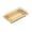 Gold / 5 1/4" x 3 1/4" x 1 1/2" / 100 Count, variant on Roku Rectangle Black Plastic Take Out Sushi Tray - with Clear Lid - 5 1/4" x 3 1/4" x 1 1/2" - 100 count box