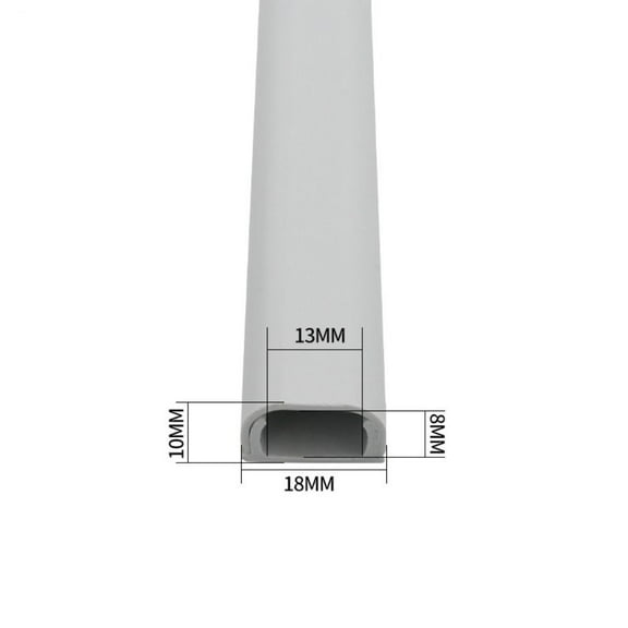 Hider Covers Durable Self-Adhesive Square Anti-extrusion Wire Organizer Extension Wiring Duct Protector Floor Cord Cover Cord Protector Power Cable Protector WHITE