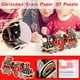 thumbnail image 2 of Wmkox8yii Tren de Navidad Rompecabezas 3D Juguetes Carruaje de Navidad Rompecabezas Juguete hecho a mano para niños Regalo de bricolaje Adecuado para mayores de tres años, 2 of 8