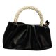 thumbnail image 5 of Bolso de mano para mujer de piel sintética, ligero, informal, pequeño, tipo clutch, elegante, tipo bandolera Negro, 5 of 9