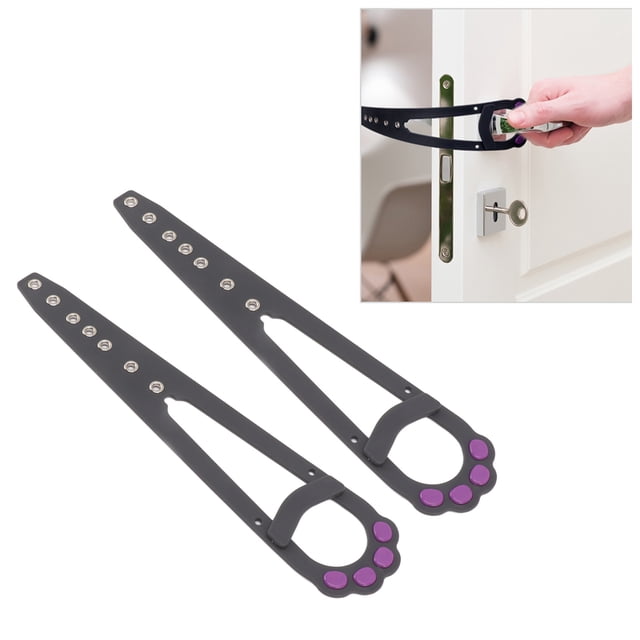 Butée de Loquet de Porte pour Chat Réglable et Durable, Empêche les Chiens d'Attenter un Espace Confortable