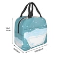 thumbnail image 3 of Disketp Bathtub with Soap Bubbles Bolsa Térmica para Almuerzo para Hombre y Mujer, Ideal para Trabajo, Senderismo y Picnic, 3 of 8