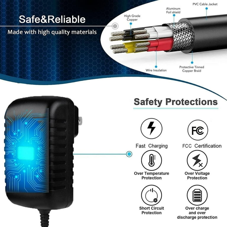 craftsman rechargable flashlight charger Mpkke AC Adapter for 73904 Cordless Rechargeable 35 LED Work Lights : Tools & Home Improvement Compatible with a wide range of battery types AC Adapter for Craftsman 73904
