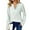 White, variant on UVN Long Sleeve Shirts for Women Fall V Neck Waffle Knit Blouses Dressy Casual Tunic Tops Ladies Work Clothes