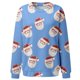 thumbnail image 2 of Gibobby Sudaderas navideñas Blusa de sudadera estampada con cuello redondo y manga larga para entrenamiento diario en casa y al libre para mujer(Azul,M), 2 of 5