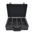 thumbnail image 2 of Caja de almacenamiento de tarjetas clasificadas, estuche para tarjetas deportivas, protector con divisores, estuche portátil para tarjetas de juego, 4 ranuras para tarjetas, 2 of 8