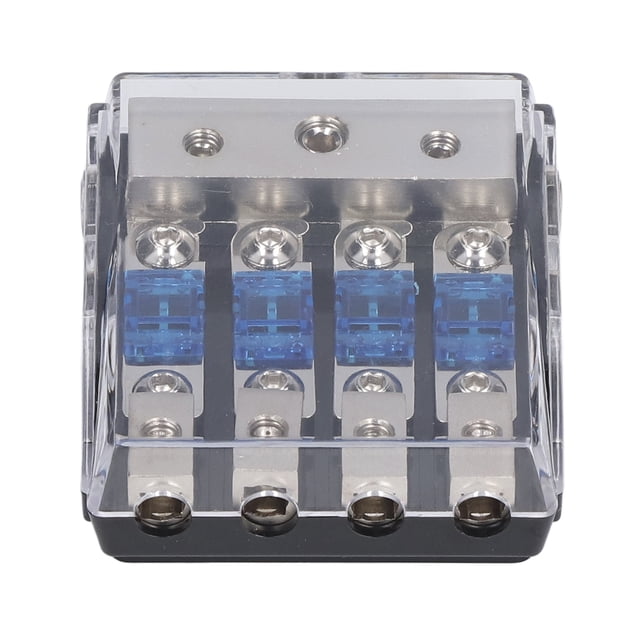 Portafusibles de audio bloque de distribución de energía de coche de metal resistente plástico 60A para vehículos recreativos para barcos para camiones ANGGREK Otros