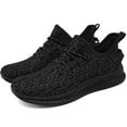 thumbnail image 4 of Mens Non Slip Walking Sneakers Lightweight Breathable Slip on Running Shoes Athletic Gym Tennis Shoes, 4 of 9