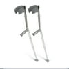 Medline Lightweight Aluminum Walking Forearm Crutches, 1 Pair, Adjustable Height 5' to 6' 2", Supports up to 250 lbs