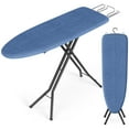 thumbnail image 6 of Foldable Iron Board with 4 Layered Cover and Pad Height Adjustable up to 35 Inches Iron Rest, Hook Steel X-Legs Midnight Blue, 6 of 6
