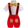 thumbnail image 3 of Toddler Boys Mouse Halloween Costume Fancy Party Dress Up Suit Set, 3 of 6