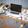 thumbnail image 3 of Long Mouse Pads for Desk,White Cow Heart Pattern Desk Mats on Top Of Desks, Desk Mouse Pad Extra Large with 3mm Non-Slip Base and Stitched Edge for Gaming,Office,Work,Home 35.4"x15.7", 3 of 6