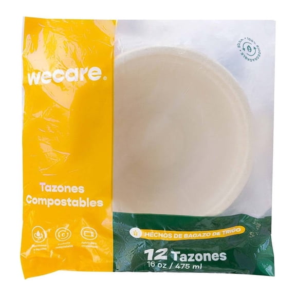 Tazón Wecare 16oz 12 pz