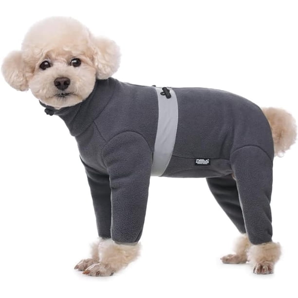 Abrigos para perros pequeños, pijamas de forro polar para perros pequeños y medianos, chaqueta de invierno para perros pequeños, chaleco para perros pequeños, ropa cálida de cuatro patas